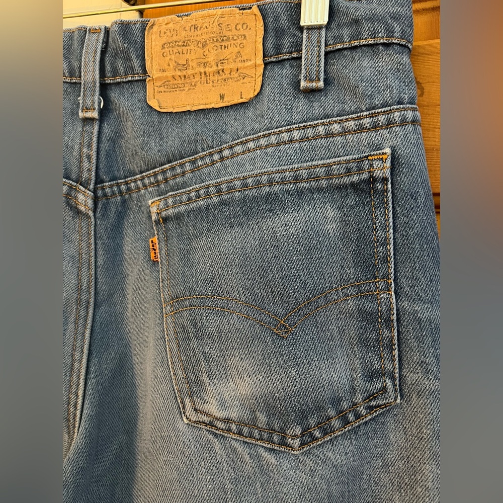 Vintage 1970s Levi’s Orange Tab Bootcut Jeans